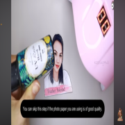 Epoxy resin photo frame
